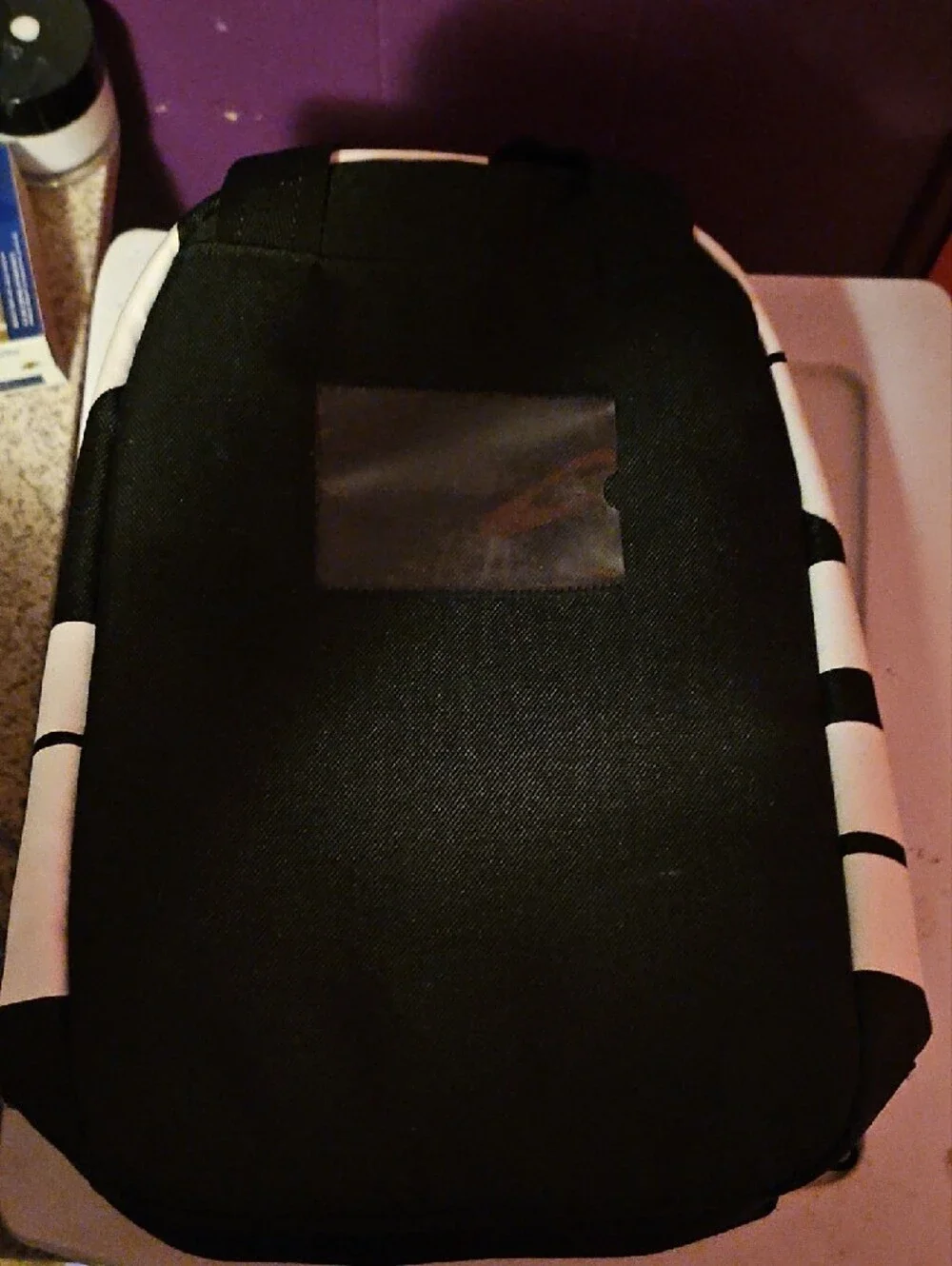Nike Black Backpack with White Swoosh